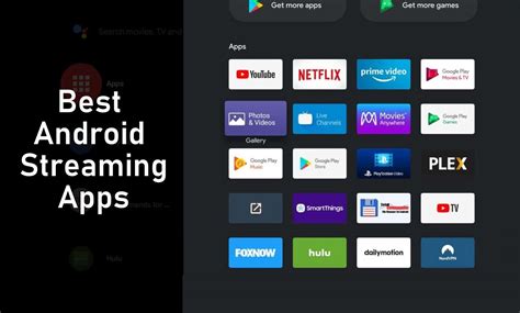 streaming apps for android tv